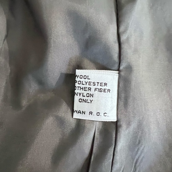 VTG David Benjamin Ltd. Blazer Women's size (UK 18) (USA 14) Gray Wool Velvet - Picture 11 of 15